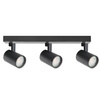 Oprawa Ścienno-Sufitowa Reflektor Punktowy 3x GU10 Czarna LYNX Sanico Goldlux