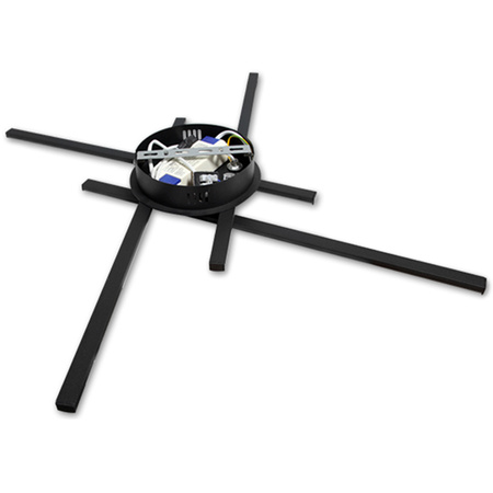 Lampa sufitowa geometryczna PLAFON LED żyrandol MODENA GRANDO 34W 4000K czarny