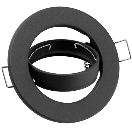 Oprawa Halogenowa Podtynkowa Ruchoma Okrągła AURELI Grafit Blacha MR16 GU10 LUMILED