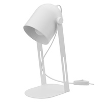 Lampa Stołowa Biurkowa Nocna DAVIS WHITE Biała Nowoczesna E27 5189 TK Lighting