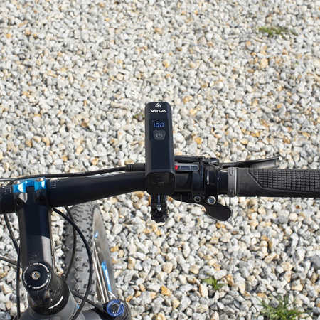 Lampka Latarka Rowerowa Światło Przód LED USB z Akumulatorem 6 Trybów Świecenia VAYOX