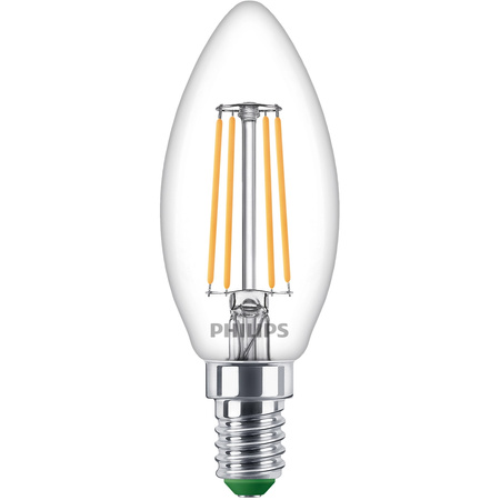 Żarówka LED E14 Świeczka B35 1.2W = 25W 252lm 210lm/W 2700K Ciepła 300° KLASA A UltraEfficient Philips