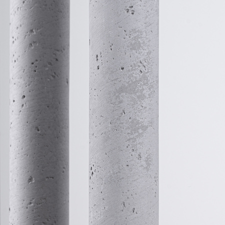 Lampa Sufitowa Wisząca Zwis 5x G9 Żyrandol Tubularna Szara Nowoczesna Pastelo Sollux