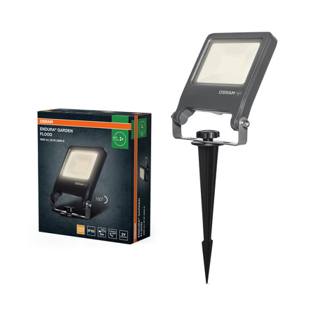 Lampa Ogrodowa LED Wbijana LED 20W 1700lm 3000K Ciepła Szary IP65 Endura Osram