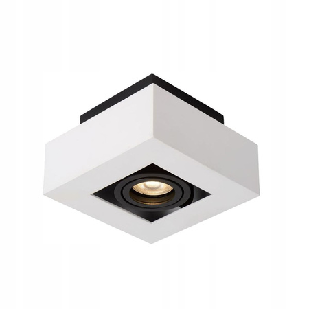 Oprawa Natynkowa Halogenowa Tuba Reflektor Spot GU10 Kwadratowa Ruchoma Biała Czarna Nemo Masterled