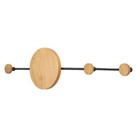 Lampa LED Ścienna Wieszak na Ubrania 6W 80lm 3000K Ciepła Czarny Decor Ledvance