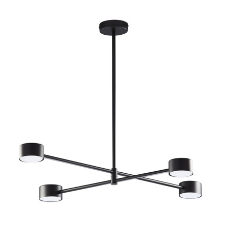 Lampa Sufitowa DORA Żyrandol Czarna Nowoczesna 4xGX53 6417 TK Lighting