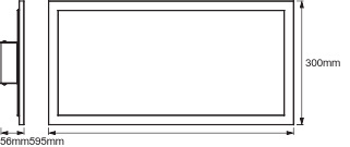 Panel LED 28W RGB SMART+ WIFI PLANON PLUS 600X300 LEDVANCE