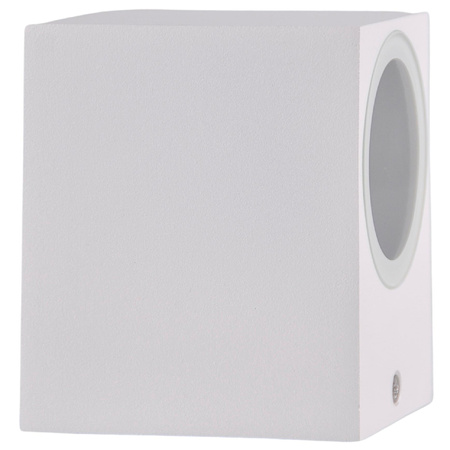 Kinkiet ogrodowy zewnętrzny na LED 1x GU10 BOSTON GOLDLUX (Polux) ALUMINIUM Biały