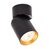 Oprawa Natynkowa Halogenowa Andy 1xGU10 Czarny Złoty Spot Milagro