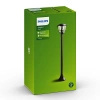 Lampa Ogrodowa Zewnętrzna SŁUPEK 99.5cm LATARNIA E27 IP44 Czarna Creek Philips