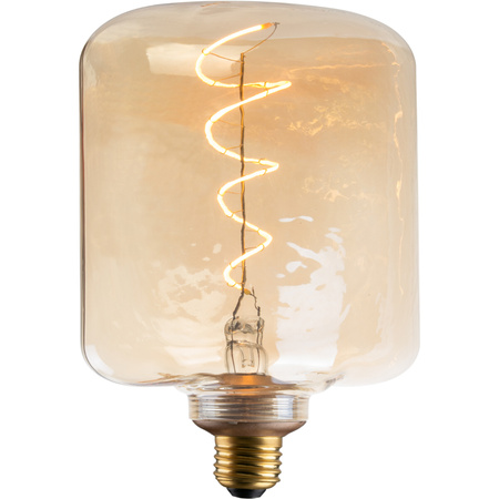 Żarówka Dekoracyjna LED E27 FILAMENT JP142 4W 260lm 1800K Ciepła 320° DecoVintage Amber GOLDLUX (Polux)