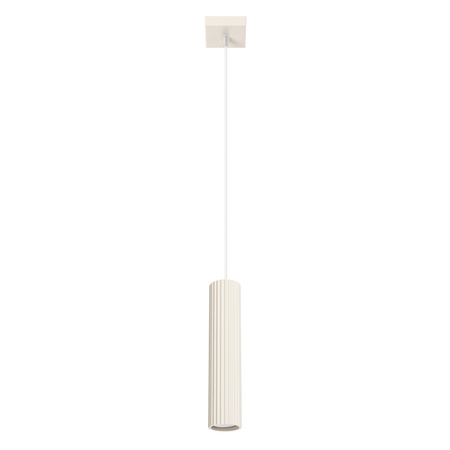Lampa Wisząca Sufitowa Zwis Tuba Spot 1x GU10 Beżowa Karbon Deep Space SL.1592 Sollux