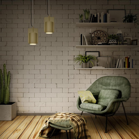 Lampa Sufitowa Wisząca Dekoracyjna E27 Zwis Złoty Decor Ledvance