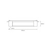 Lampa Oprawa Szynowa 1-fazowa OTIS Czarna 21W LED Milagro