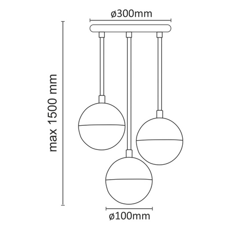 LAMPA wisząca, SUFITOWA Amarillo 3xG9 srebrna połysk GLAMOUR