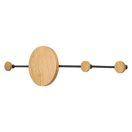 Lampa LED Ścienna Wieszak na Ubrania 6W 80lm 3000K Ciepła Czarny Decor Ledvance