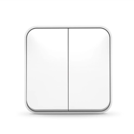 Przełącznik Światła 2-Klawiszowy 10A Natynkowy Biały BINERA VIDEX