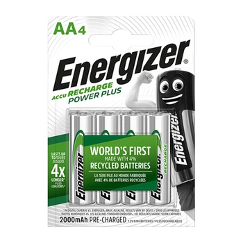 Bateria Akumulator ENERGIZER POWER PLUS AA HR6 BL4 2000mAh 4szt