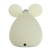 Lampka Nocna Dziecięca LED 3.2W 1800-6500K Zmienna CCT USB Akumulatorowa 1200mAh Biała MYSZKA MARY'S