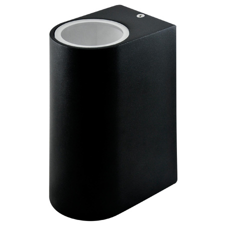 Kinkiet ogrodowy elewacyjny kinkiet góra dół LED 2xGU10 BOSTON GOLDLUX (Polux) PODWÓJNY CZARNY