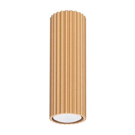 Lampa Sufitowa Reflektor Tuba Spot 1x GU10 Złota Karbon Deep Space SL.1550 Sollux
