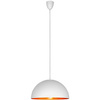 Lampa Sufitowa HEMISPHERE 4893 Nowodvorski Biało-Złota E27 Wisząca Stal ?34 cm Minimalistyczna