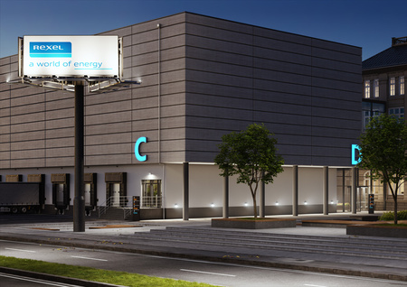 Naświetlacz LED 20W 1800lm 3000K IP65 Czarny z czujnikiem ruchu i zmierzchu LEDVANCE COMPACT V