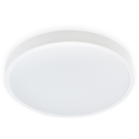 Plafon LED Lampa Sufitowa Natynkowa Łazienkowa 12W 4000K IP44 ZOE Czarna 30cm