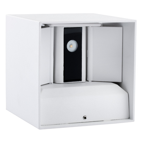 Kinkiet Ogrodowy LED Lampa Elewacyjna Zewnętrzna 2x3W 4000K Regulowana góra dół Biała