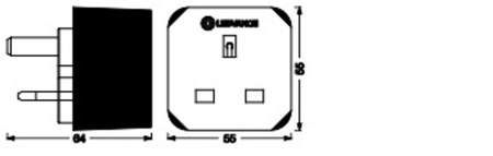 Inteligentne Gniazdko Sieciowe UK 230V 2990W 13A LEDVANCE SMART+ ZigBee