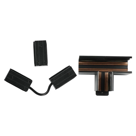 Łącznik T szynosystemu magnetycznego Czarny Track Light V-TAC
