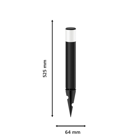 Zestaw 3x Lampa Ogrodowa LED PUREX GardenLink Przyścieżkowa Zewnętrzna 1,5W 24V 2700K IP44 Wbijana PHILIPS