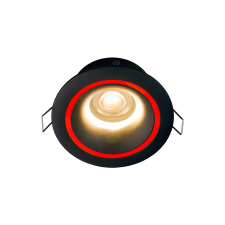 Oprawa Podtynkowa Sufitowa GU10 Czarna Wodoodporna IP44 FOXTROT 8374 Nowodvorski