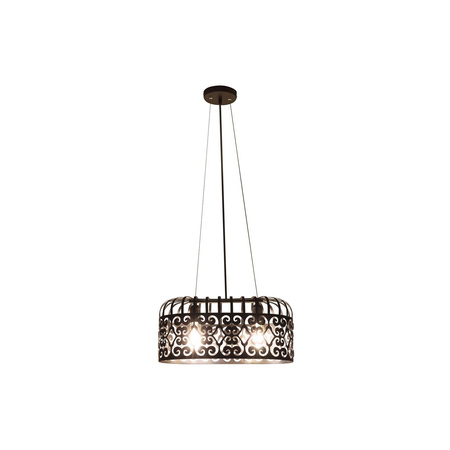 Lampa Wisząca Sufitowa 2x E27 Czarny Vintage Alessandra Rabalux
