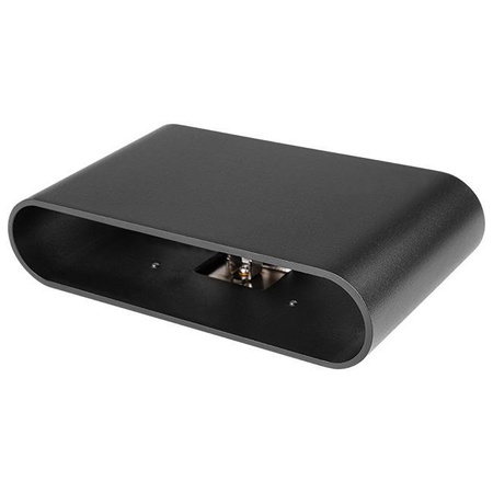 Kinkiet Ścienny Lampa Natynkowa 2x G9 Czarny Lisa Czarna Masterled