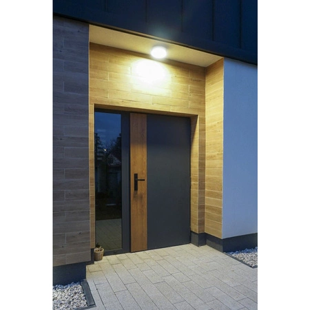 Lampa Ogrodowa Kinkiet Elewacyjny Plafon LED BENI 18W 4000K IP65 Okrągły SU-MA