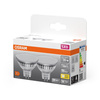 2x Żarówka LED MR16 Reflektor GU5.3 4.3W = 35W 396lm 2700K Ciepła 12V 120° STAR Osram