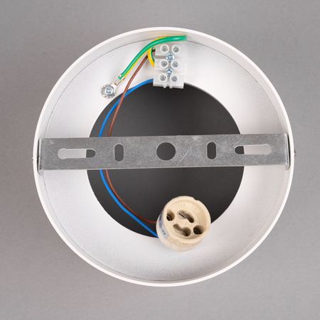 Oprawa Natynkowa HALOGENOWA SPOT TUBA Ruchoma GU10 ES111 Okrągła Biała 100mm TELES LUMILED