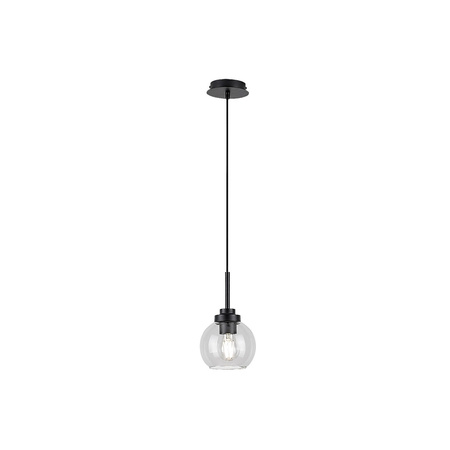 Lampa Wisząca Sufitowa Łazienkowa E27 IP44 Czarny Nowoczesny Tirina Rabalux