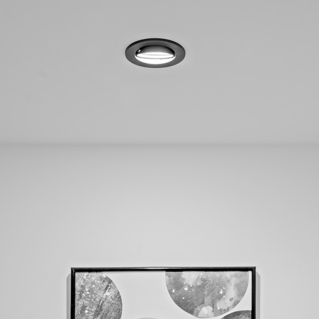 Oprawa Halogenowa Podtynkowa Ruchoma Okrągła AURELI Grafit Blacha MR16 GU10 LUMILED