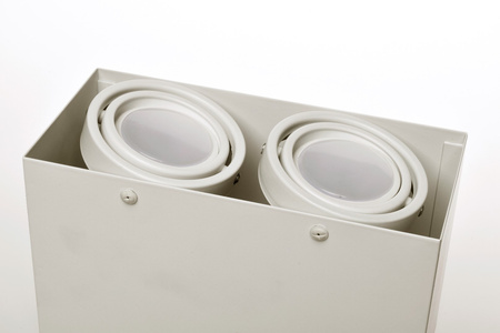 Lampa Oprawa Sufitowa BLOCCO Biała 2x7W GU10 LED Milagro