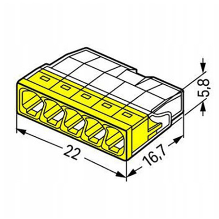 Szybkozłączki Złączki Instalacyjne Komplet Zestaw 100 sztuk - 20x 2X2, 30x 3X2, 30x 4X2, 20x 5X2 + Organizer Walizka