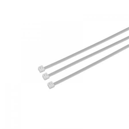 Opaski Zaciskowe Kablowe 2.5x200 mm Białe TRYTYTKI TRYTKI ZIPERKI OK-25200W .MORE 100 szt.