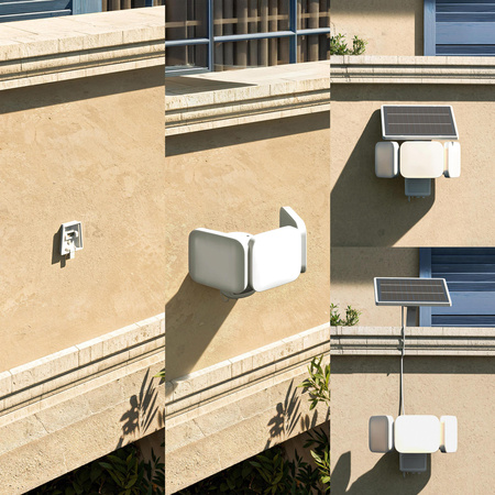 Lampa Solarna Naświetlacz Solarny 24.5W 4000lm 3000K Ciepła IP65 Biały z Czujnikiem Ruchu UltraEfficient Zyren Philips