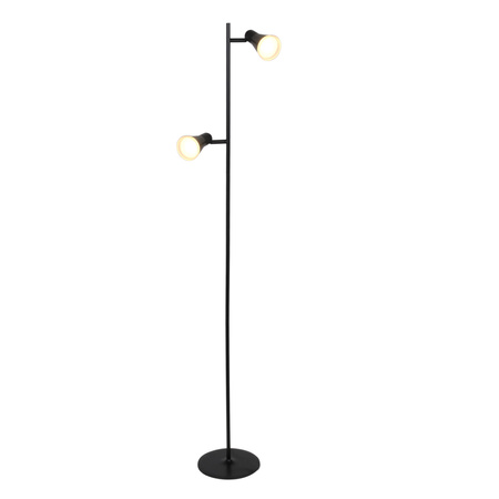 Lampa podłogowa 7W 2x LED BERG czarna 3000K GOLDLUX (Polux)