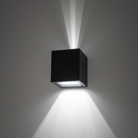 Lampa Ogrodowa Zewnętrzna Kinkiet Elewacyjny Oprawa Natynkowa G9 Grafitowa Wodoodporna IP44 Nowoczesna KHUMBU 4443 Nowodvorski