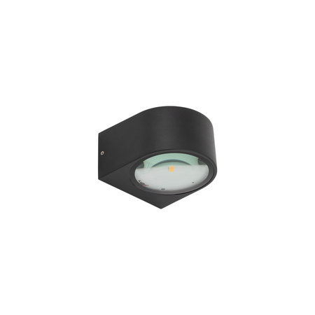 Lampa Ogrodowa Zewnętrzna Kinkiet Elewacyjny Oprawa Natynkowa LED 5W 500lm 3000K Ciepła Czarna Wodoodporna IP54 Nowoczesna NEL 11368 Nowodvorski