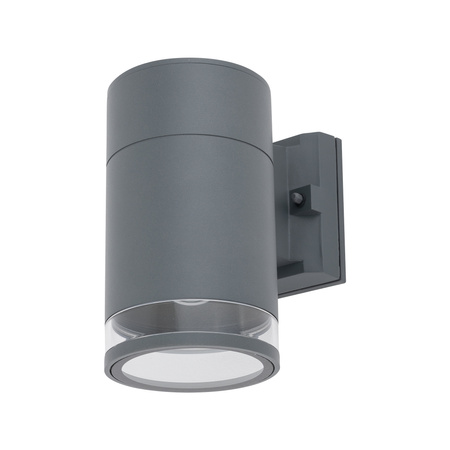 Lampa Ogrodowa Zewnętrzna Kinkiet Elewacyjny Oprawa Natynkowa E27 Grafitowa Wodoodporna IP44 Nowoczesna ROCK PRO 10686 Nowodvorski