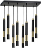 Lampa wisząca czarno-złota MiLAGRO DALLAS + 5xGU10